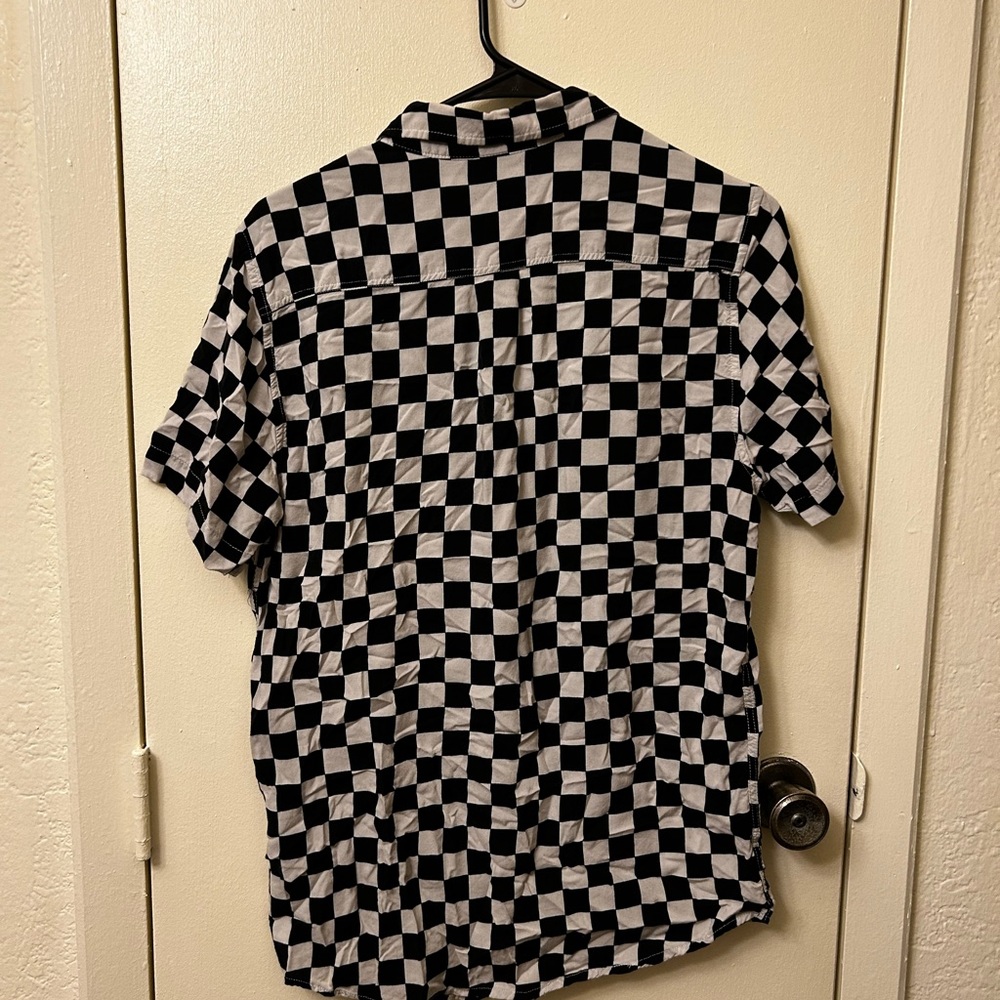 Checkered button up - Picture 3 of 3